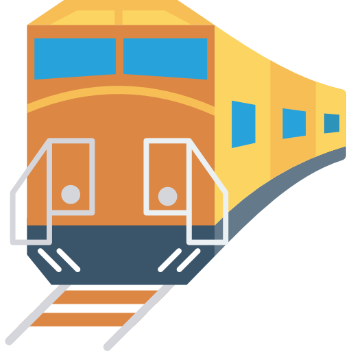 Icon of the yellow train.