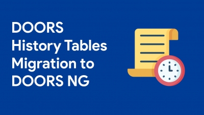 DOORS History Tables Migration to DOORS NG