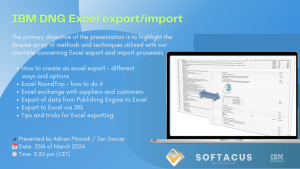 Webinar: IBM DNG Export/Import